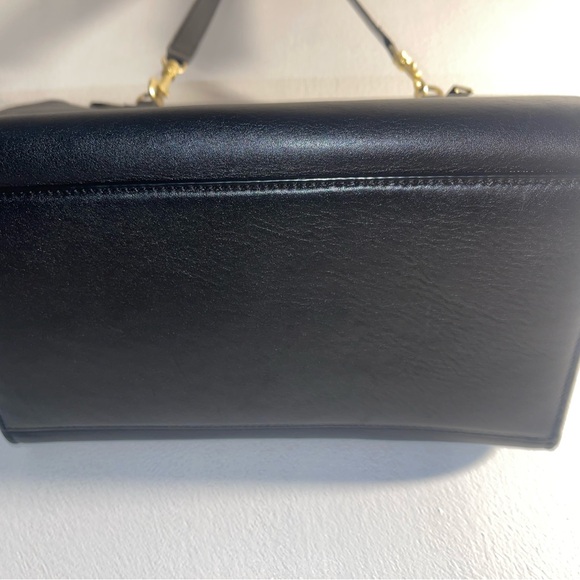 Authentic Celine trapeze crossbody hand bag Black and Blue Leather Bag - Picture 10 of 14